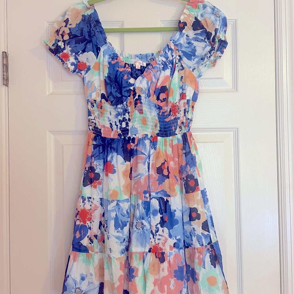 EUC Floral mini dress